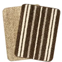 Saral Home Brown Microfibre 1428 GSM Bath Mats - Set of 2-image-66