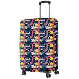 Nasher Miles Polyester 65 cm (24 Inch) Medium Protective Luggage Cover - Brush Design-7