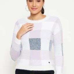 Duke Lavender Checks Pullover-picture-0