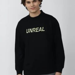 Forever 21 Black Cotton Regular Fit Printed Sweatshirt-image-50
