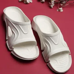 Carlton London Men's White Slides-image-38