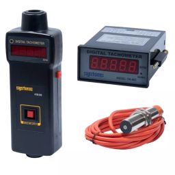 Systems Tech HTM 560 Non Contact & TM 802 Digital Panel Mount Tachometer with Magnetic Pick-up Sensor-15