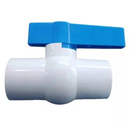 APL Apollo 31.75 mm(1-1/4 Inch) uPVC Threaded Fitting Compact Long Handle Ball Valve, PTCT03251U-17