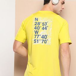 Alcis Men Typography Printed Dry Tech Slim Fit T-shirt-image-95