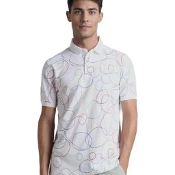 Simon Carter London White Slim Fit Polo T-Shirt-image-41