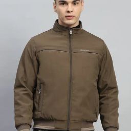 Monte Carlo Brown Regular Fit Jacket-image-94