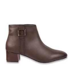 Mochi Women's Brown Casual Booties-image-27