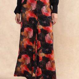 RAREISM Multi Cotton Blend Printed Trousers-image-46