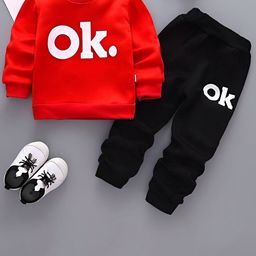 KGN GARMENTS Boys Printed Round Neck Sweatshirt With Joggers-image-71
