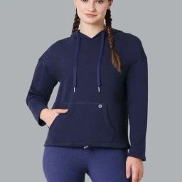 Van Heusen Blue Printed Hoodie-picture-10