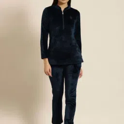 Sweet Dreams Navy Jacket Pyjama Set-picture-25