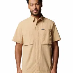 Columbia Brown Regular Fit Shirt-image-0