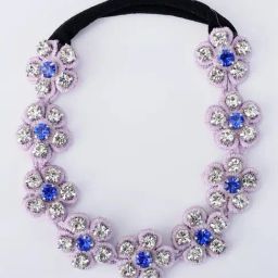 Choko Purple Floral Head Bands-image-8