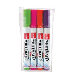 Cello WhiteMate White Board Marker Vivid Assorted Ink, 8907234505672 (Pack of 4)-picture-36