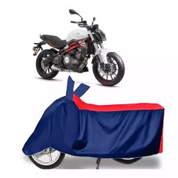 Auto Pearl Polyester Two Wheeler Cover for Benelli 302 S (Red Blue)-image-76