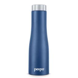 Pexpo Denim Blue Stainless Steel Fridge Water Bottle (1000ml)-image-92