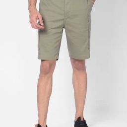 Timberland Olive Regular Fit Shorts-picture-38