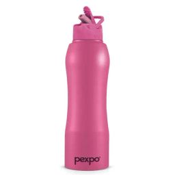 Pexpo Purple Plum Stainless Steel Water Bottle With Straw Lid (1000ml)-image-72