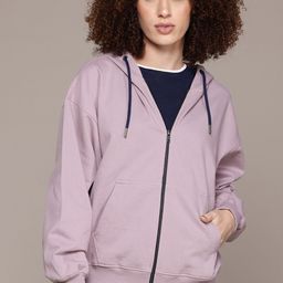 The Roadster Lifestyle Co. Relaxed Drop-Sleeves Hooded Sweatshirt-picture-27
