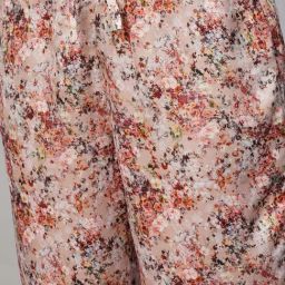 Drape in Vogue Peach Print Pyjama Sets image 5