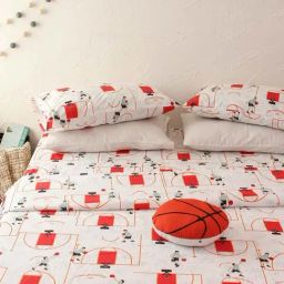 House This The Springfield Court Printed Red 180 TC Cotton Double Dohar-image-81