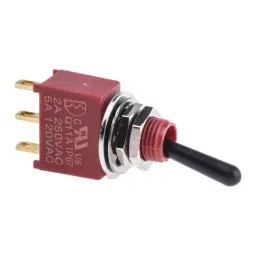 RS PRO Toggle Switch Panel Mount On-(On) SPDT Solder Terminal, 7346978-9