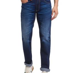 Parx Blue Slim Fit Low Rise Jeans-image-32