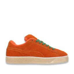 Puma Unisex Rickie Orange & Warm White Suede XL CARROTS Sneakers-83