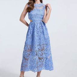 JC Collection Women Self Design Cut-Outs Fit & Flare Maxi Dress-image-9
