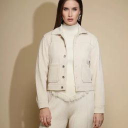 Global Republic Beige Suede Jacket-picture-34