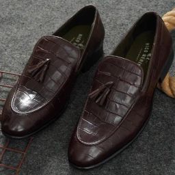 Nico Nerini Men's Brown Boat Shoes-image-43