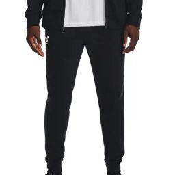 Under Armour Black Cotton Slim Fit Sports Joggers-image-22