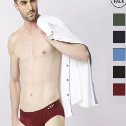 Vip Assorted Cotton Skinny Fit Briefs - Pack Of 5-image-55