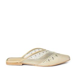 W Women's Beige Mule Shoes-image-79