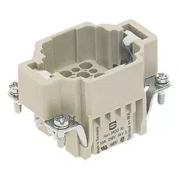 Harting Heavy Duty Connector Inserts / Modules INSERT, MALE, HAN24DD, CRIMP, 0916 024 3001-29