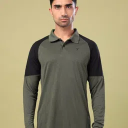Technosport Men V-Neck UPF50 Pockets Slim Fit T-shirt-image-44