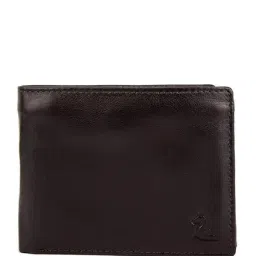 Kara Dark Brown Solid Leather Bi-Fold Wallet-picture-23