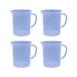Bello jug-P4-500 Measuring Jug with Handle Pour Spout for Lab 500 ml (Pack of 4) image 1