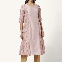 Rangmanch by Pantaloons Pink Printed A Line Kurta-picture-27