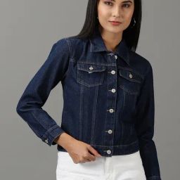 SHOWOFFFF Blue Regular Fit Denim Jacket-picture-20