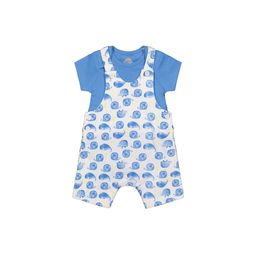mothercareBoys Printed Cotton Dungaree With Bodysuit-23