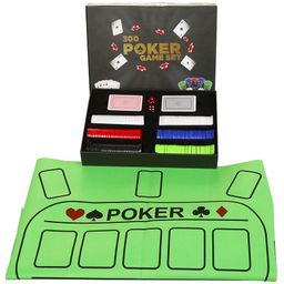 Kids Mandi Casino Style 300 Plastic Poker Chips Set for Texas Holdem - Multicolour-23