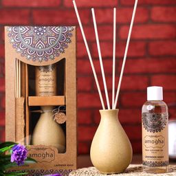 Amogha Lavender Khus Reed Diffuser With Oil and 8 Reed Sticks -  100 ml-66