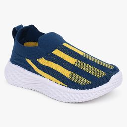 Superminis Striped Mesh Detailed Slip On Shoes - Dark Green-image-74