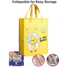 FunBlast Multi-Purpose Carrying Bag  Random Color and Print image 2