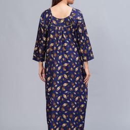 HARGUN NIGHT WEAR Floral Printed Maxi Nightdress-image-95