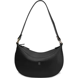 HORRA PU Half Moon Sling Bag with Tasselled-3