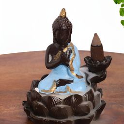 INTERNATIONAL GIFT Blue Buddha Idol Showpiece-image-26