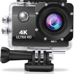 Lipzie 4K Ultra HD-Type 170° Wide-Angle Lens, Built-in WiFi, Remote Control Sports and Action Camera-image-39