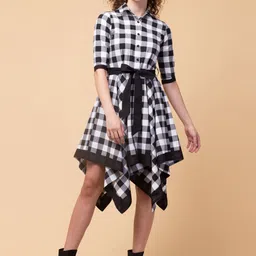 Hive91 White Shirt Midi Dress-image-17